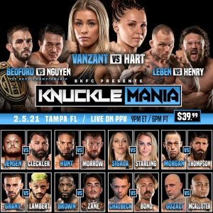 BKFC Knucklemania live results